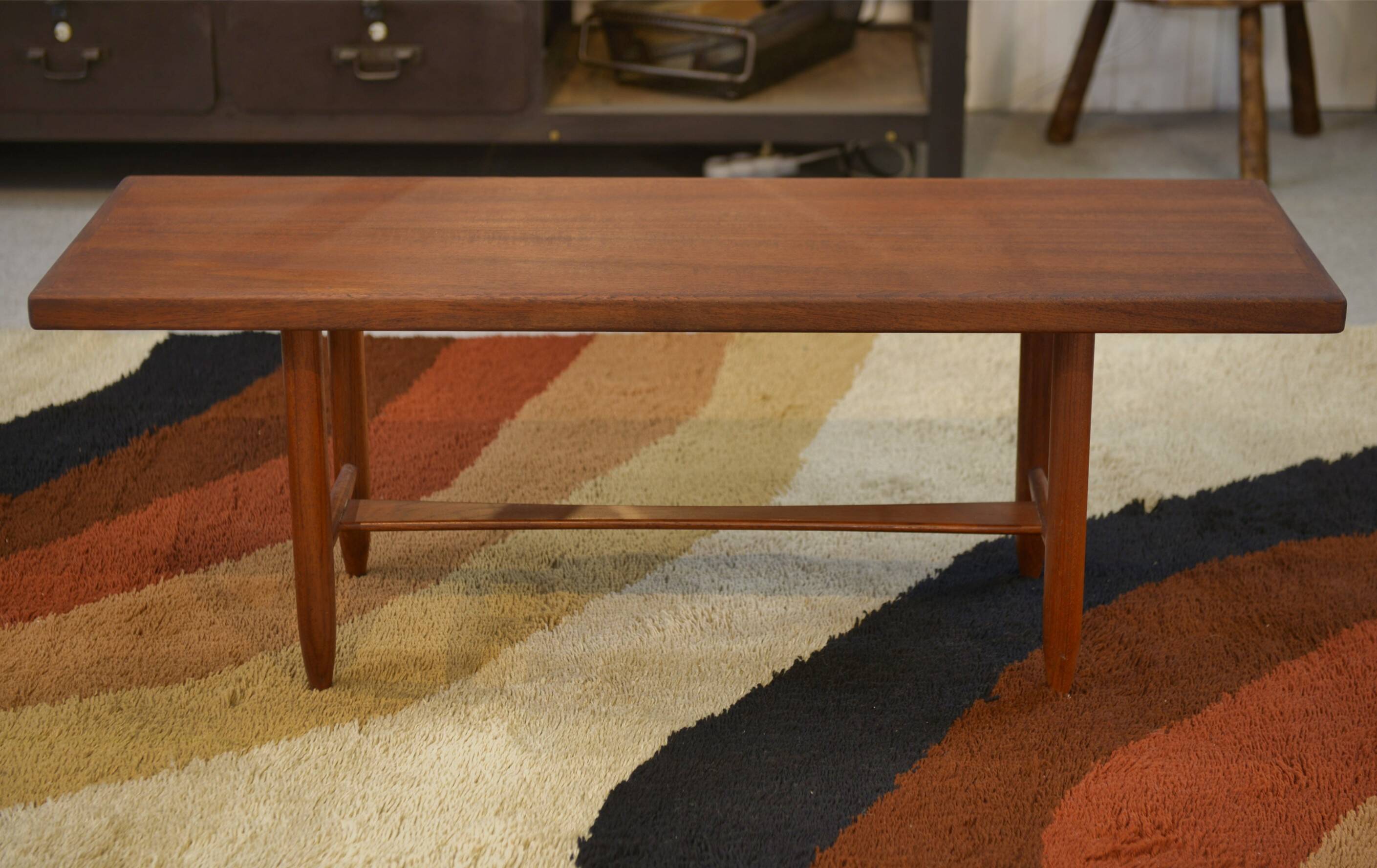 Scandinavian teak coffee table from the 1960s.