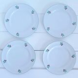 4 dessert plates