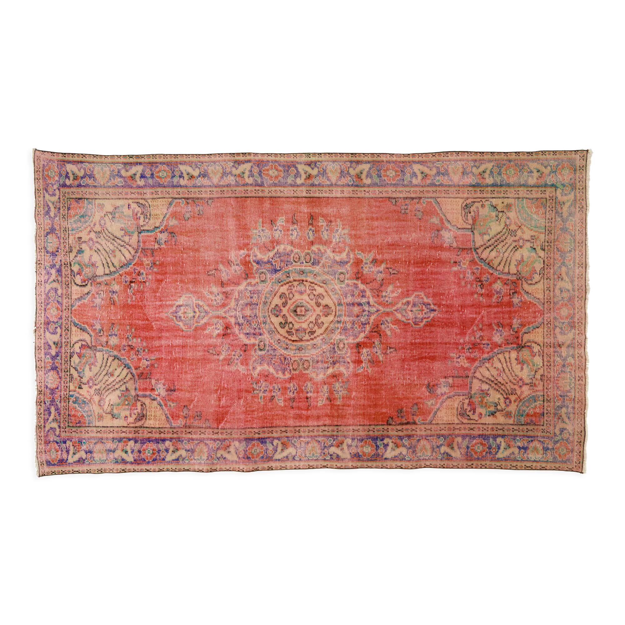 Anatolian handmade vintage rug 304 cm x 186 cm