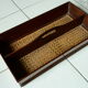 Wood plateau and two compartments