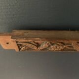 Haute époque wall frieze in carved walnut wood, 16th century