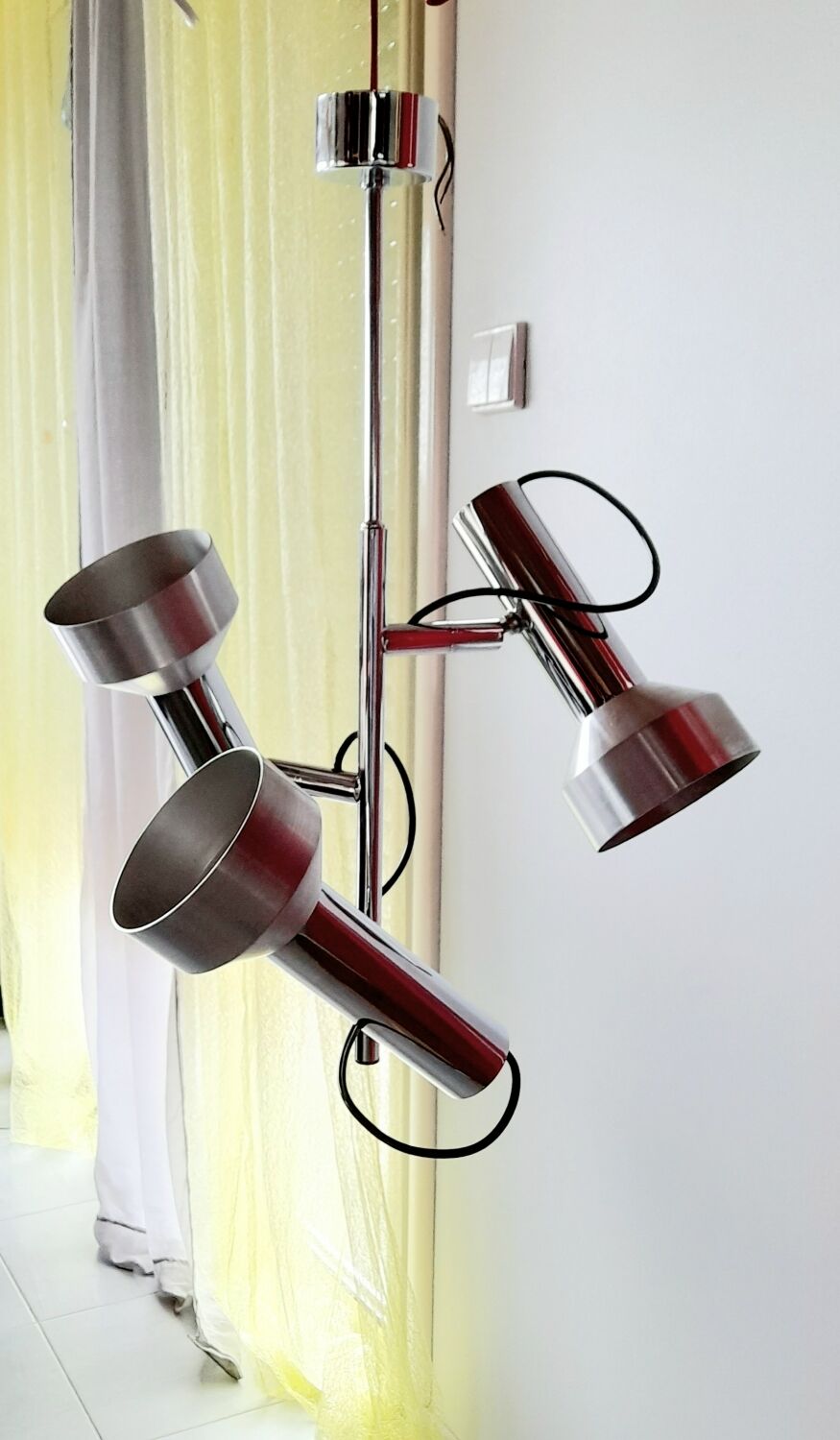 Chandelier space age 3 spots