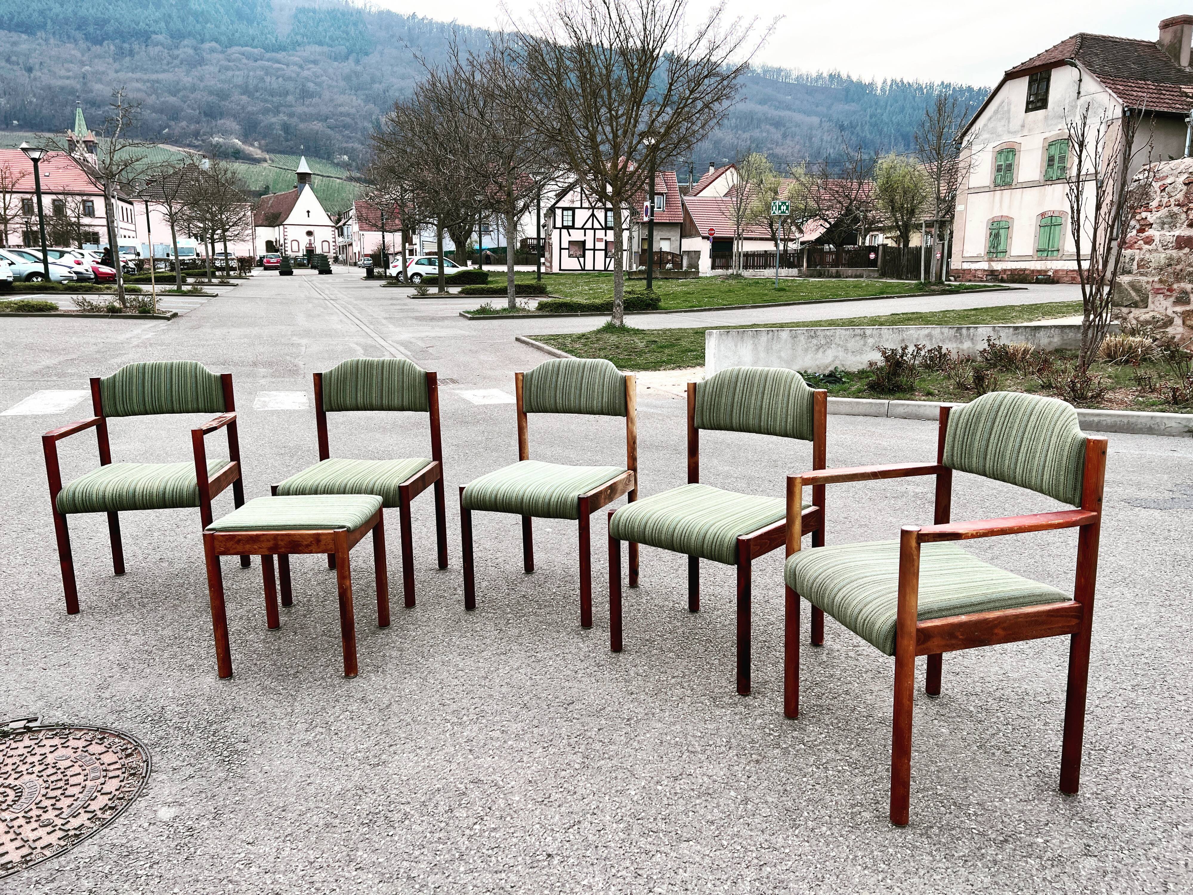 Scandinavian chair series armchair ottoman chair in rosewood