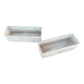 Paire de jardinniére en fibrociment