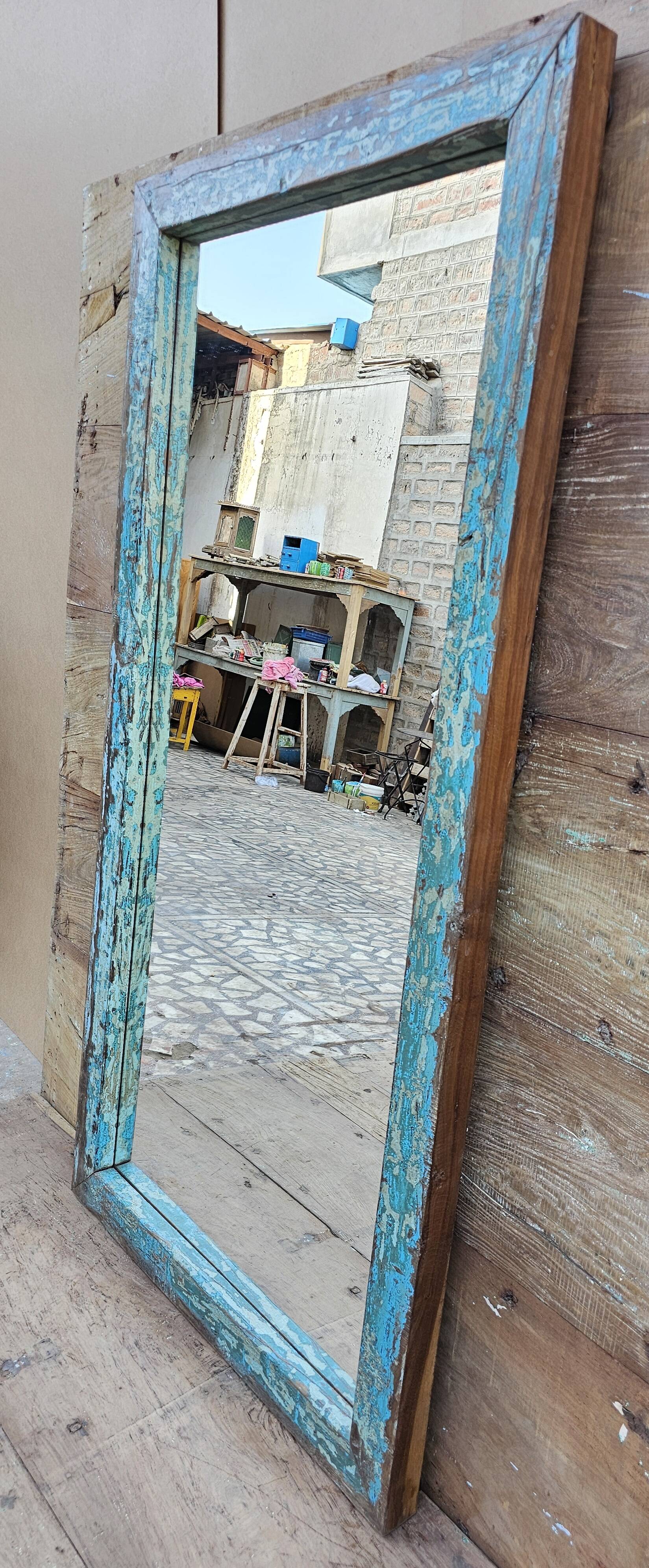 Teak mirror from Burma