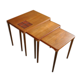 1960s Nest of Danish Teak Tables