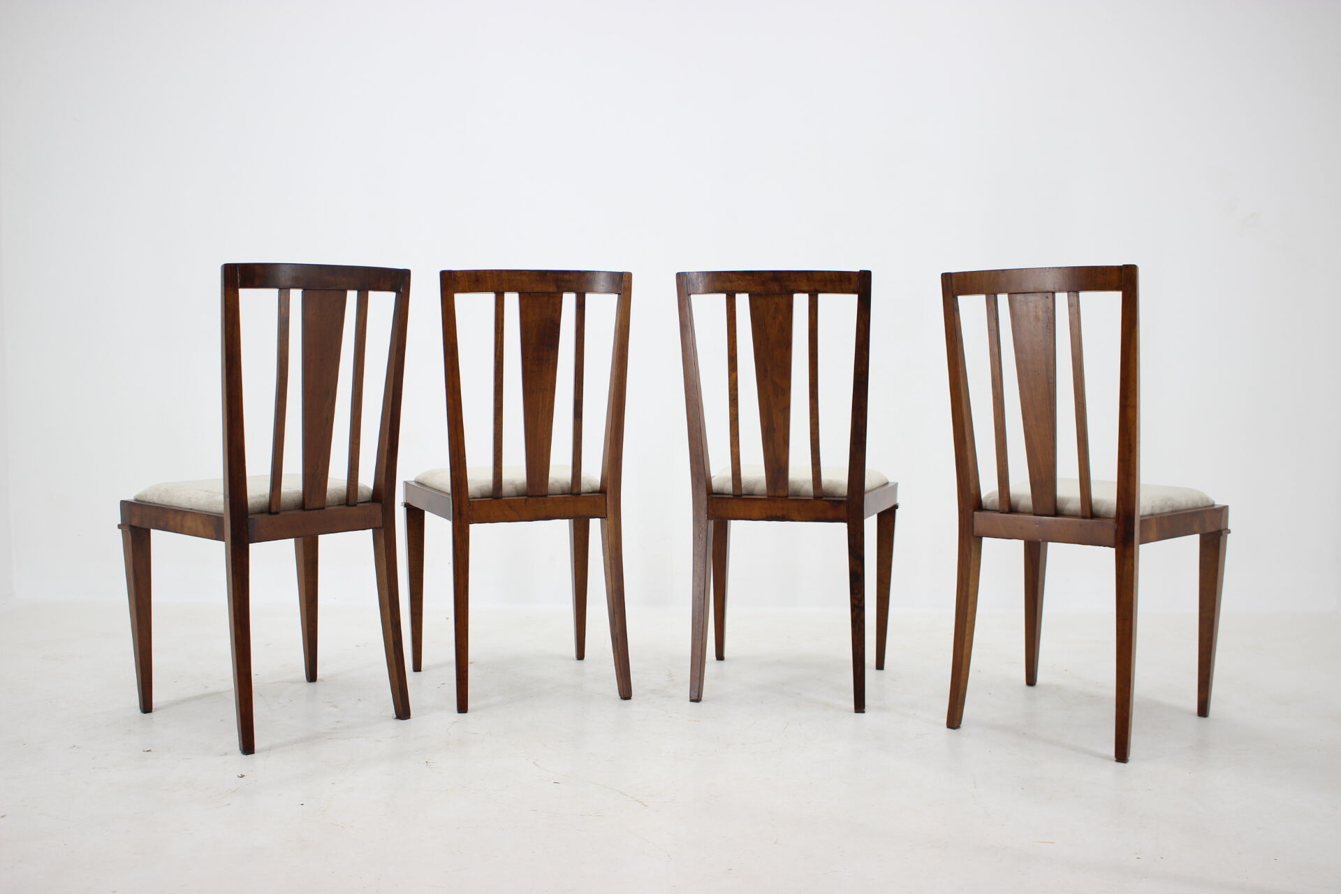 1930s Art deco Dining Chairs, Czechoslovakia