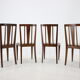 1930s Art deco Dining Chairs, Czechoslovakia