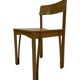 Vintage wooden chair 1980s minimalist design unique