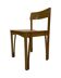 Vintage wooden chair 1980s minimalist design unique