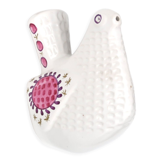 Dove-shaped ceramic bird string reel