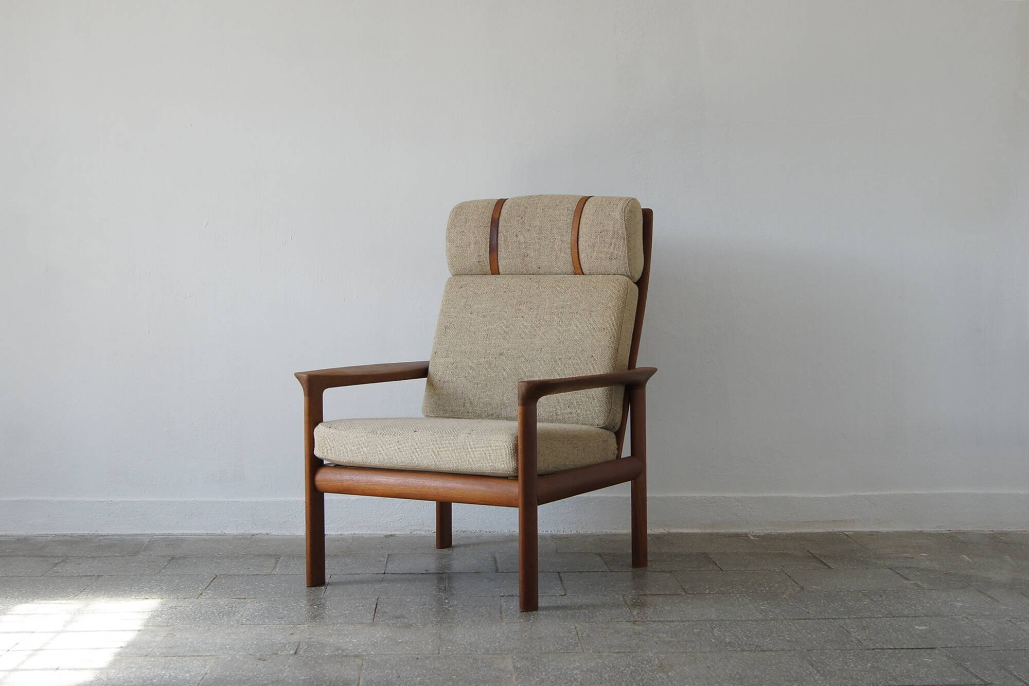 Fauteuil lounge en teck par Sven Ellekaer pour Komfort, Danemark, années 1960