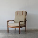 Fauteuil lounge en teck par Sven Ellekaer pour Komfort, Danemark, années 1960
