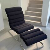 Armchair and footstool