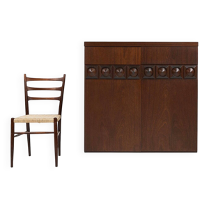 Cabinet de bar géométrique