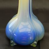 Small blown glass vase in murano style.