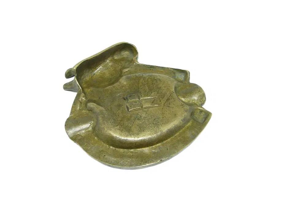 AAG Key Holder Modernism, Brass, Poland, 1950s