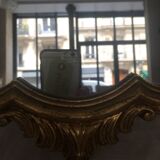 Golden mirror 52x32cm