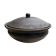 Black ceramic plate or fired in oxygen reduction.