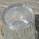Vintage cut glass ice bucket 60s
