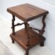 Vines and vintage wood table