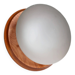 Plafonnier champignon - pin verre