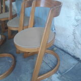 Series of 6 chairs Halfa Baumann 70