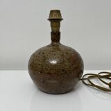 Guy Baudat pyrite stoneware lamp in the La Borne Julia style