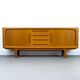 Danish Teak Sideboard with Tambour Doors from CFC Silkeborg, 1970s