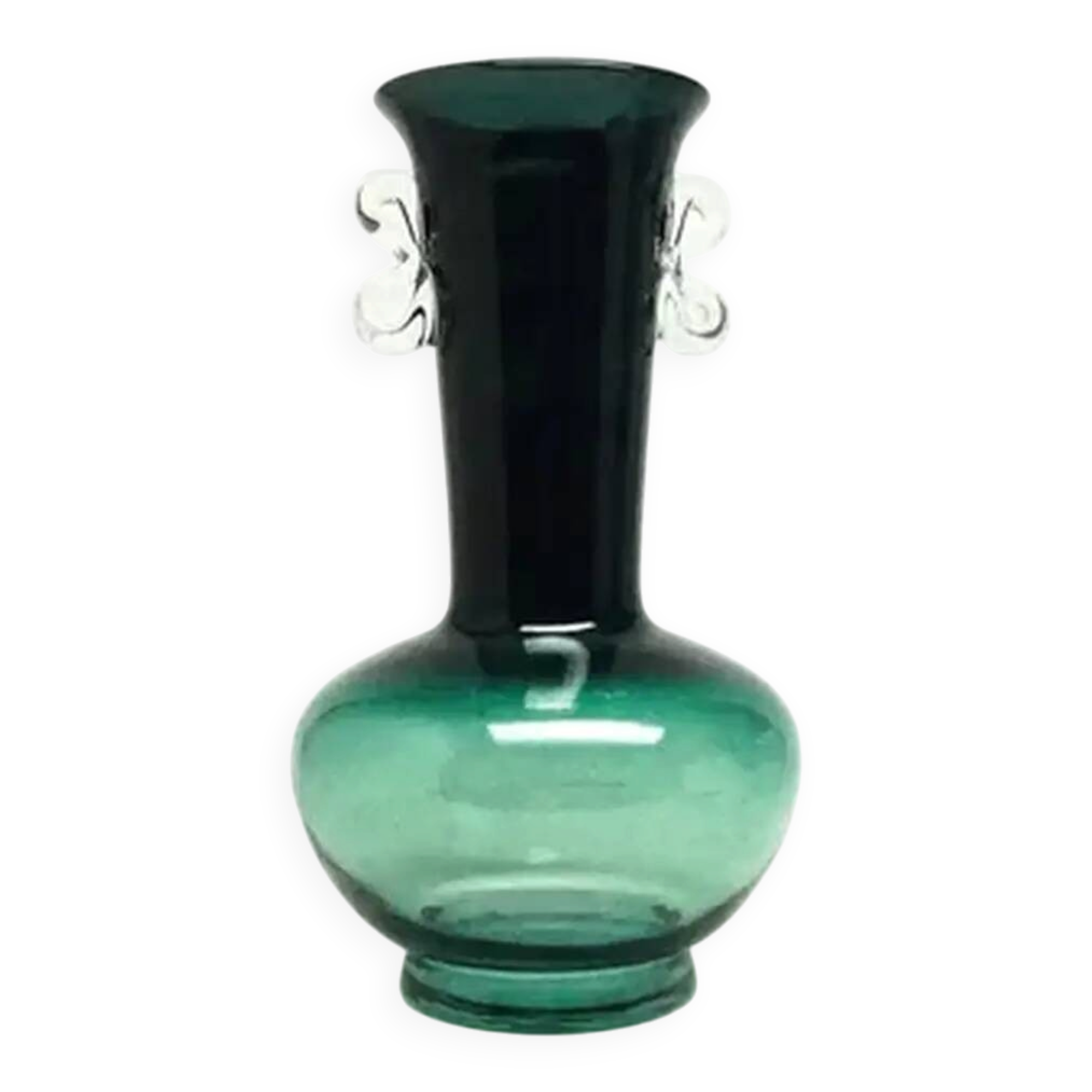 Vase, Polish modernism, glass, Poland, 1970s