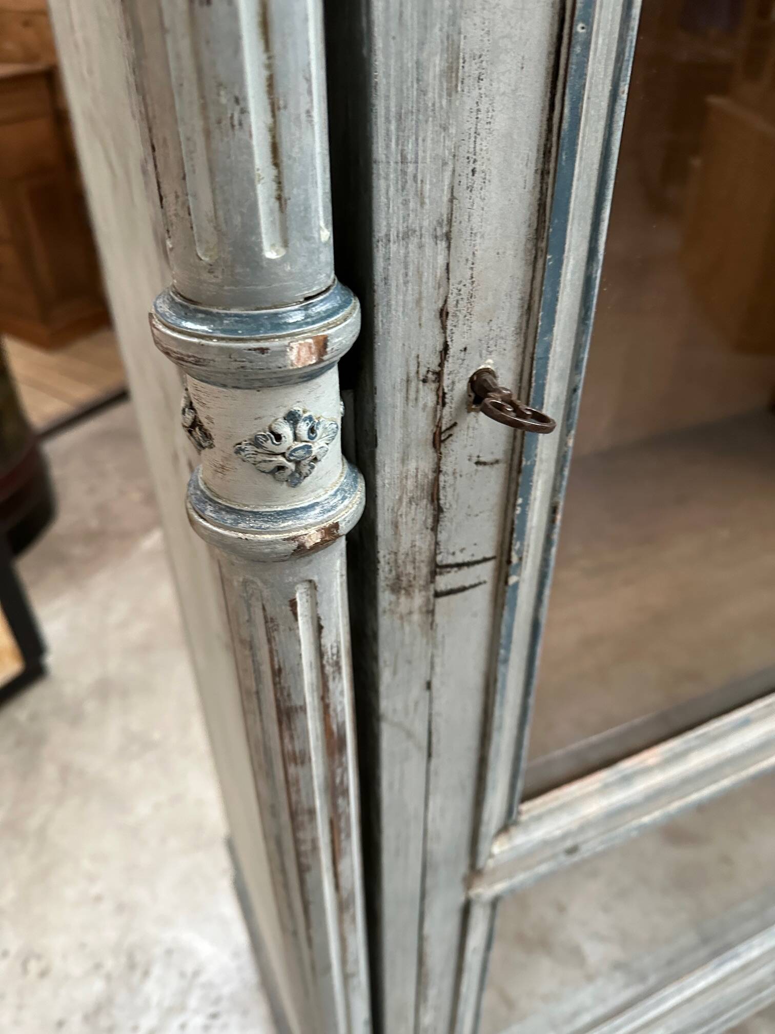 Vitrine patinée Fin XIXème