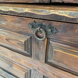 Vintage brutalist spanish wall cabinet cupboard design