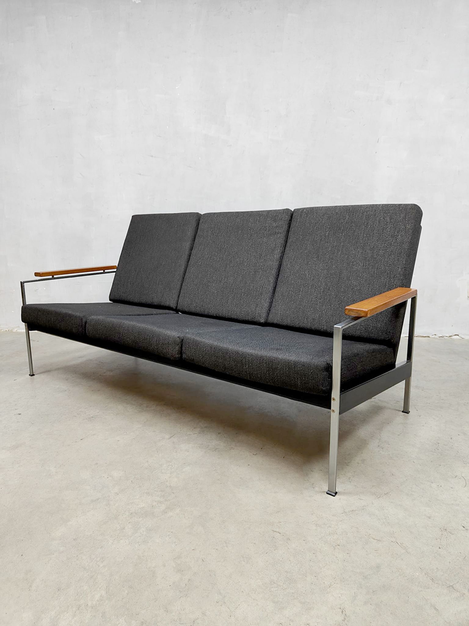 Vintage Dutch design lounge set sofa chairs bank fauteuils Rob Parry