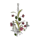Old-tole-metal-white-painted-flowers-pink-romantic-vintage-3-fires