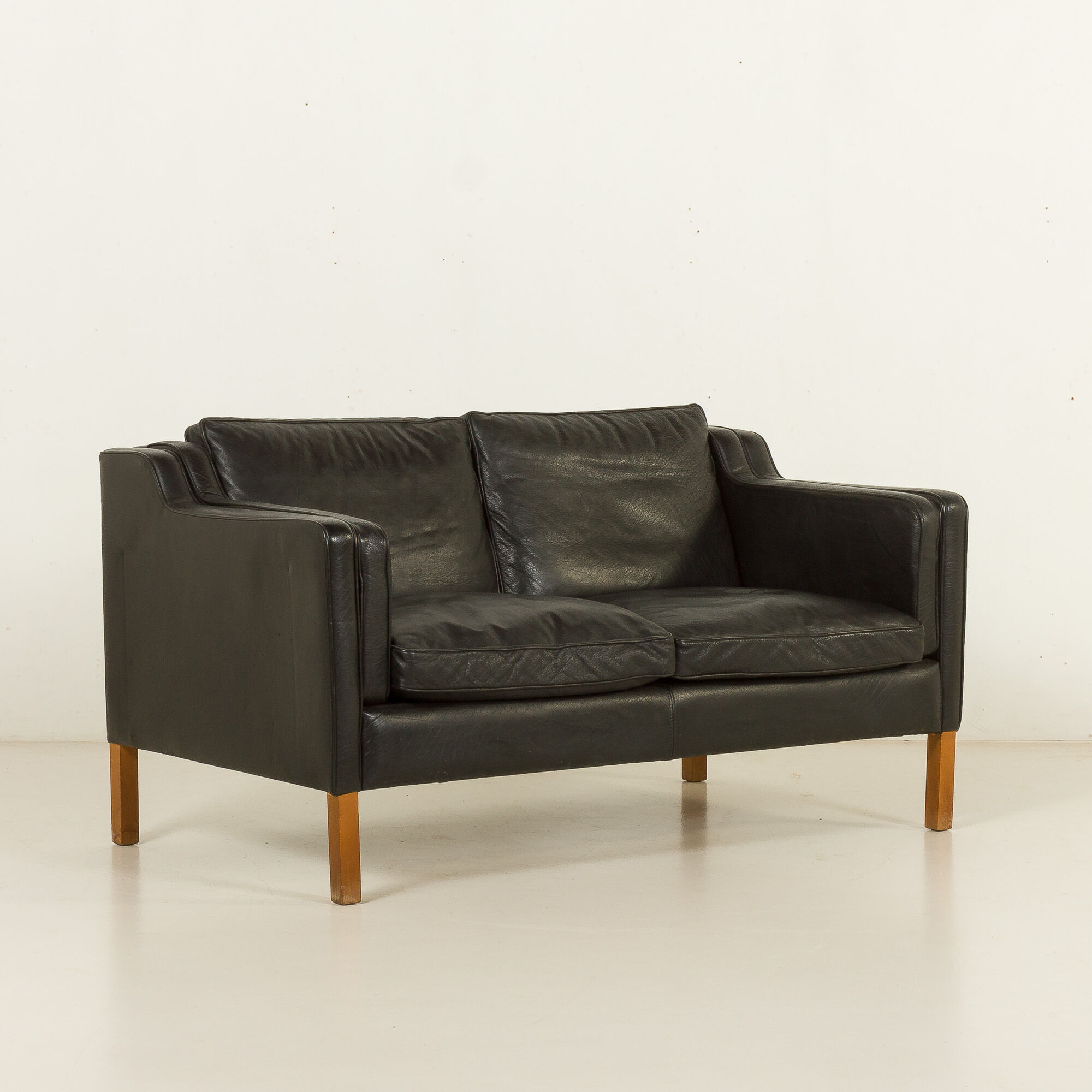 Stouby leather sofa, Denmark 1970s