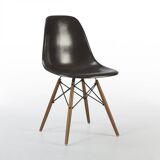 Dark Tone Herman Miller Original Vintage Eames DSW Side Chair
