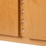 Oak and oak veneer sideboard. 1960s/70s.