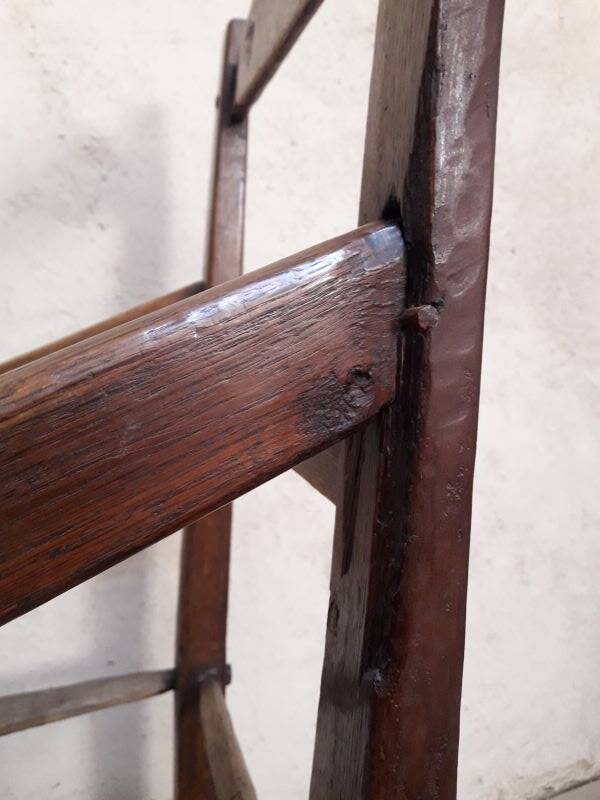 Old country folk art armchair