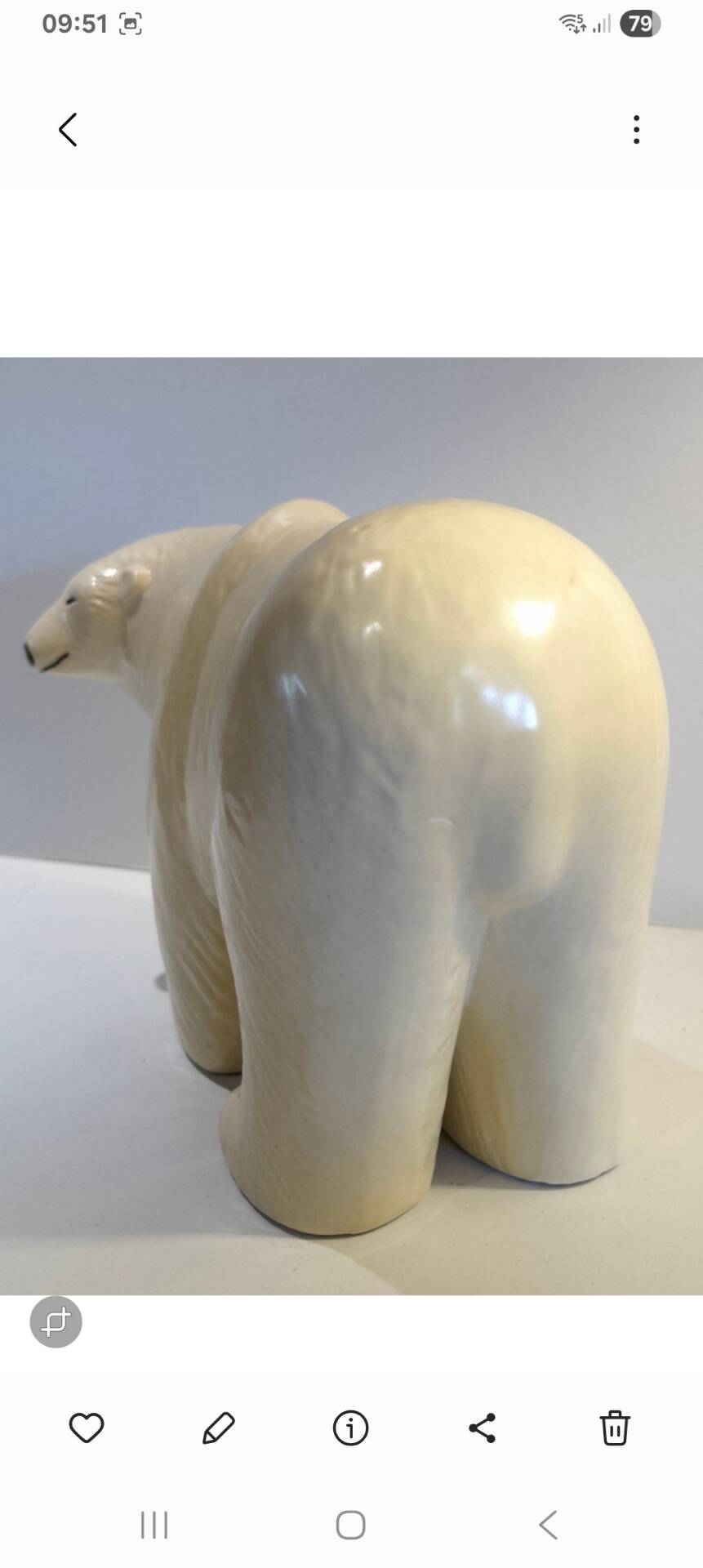 Polar Bear Duo from the Lilla Zoo series by Lisa Larson