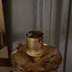 Modernist bronze wall lamp 1960 two lights