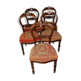 Lot de 5 chaises