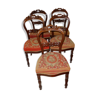 Lot de 5 chaises