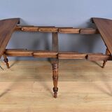 Extendable Walnut Table, Louis-Philippe Style – Late 19th Century