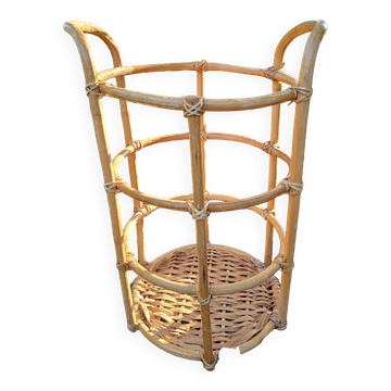 Panier à linge en osier