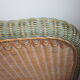 Vintage rattan headboard