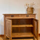 Buffet ancien en chêne brut - 2 tiroirs 