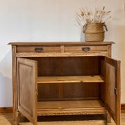 Buffet ancien en chêne brut - 2 tiroirs 
