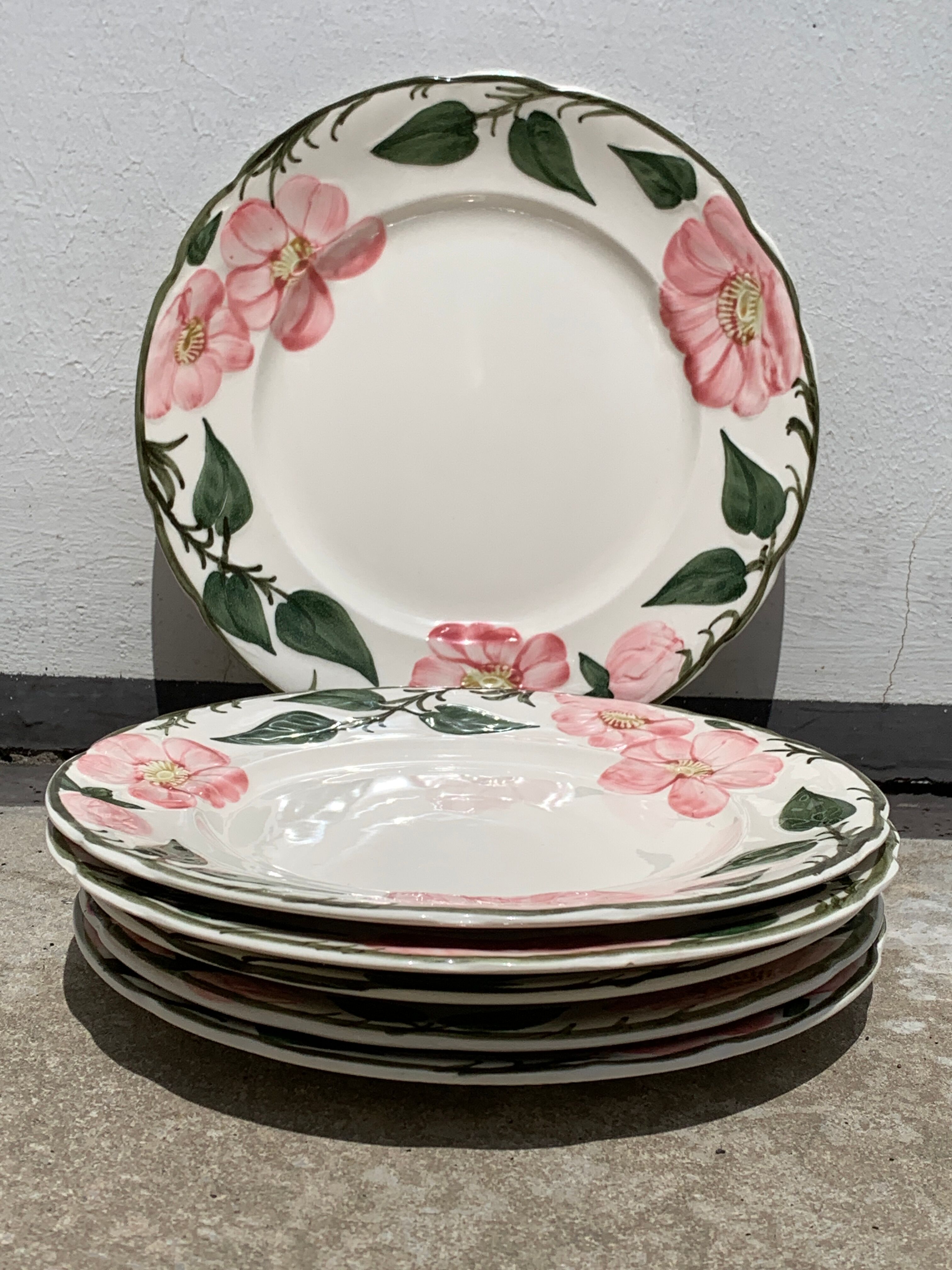 6 dessert plates Wild Rose de Villeroy and Boch