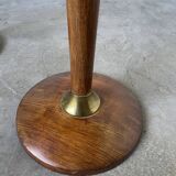 Pair of art deco oak side tables