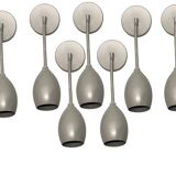 Set of 7 Zonca Adjustable Metal Wall lights